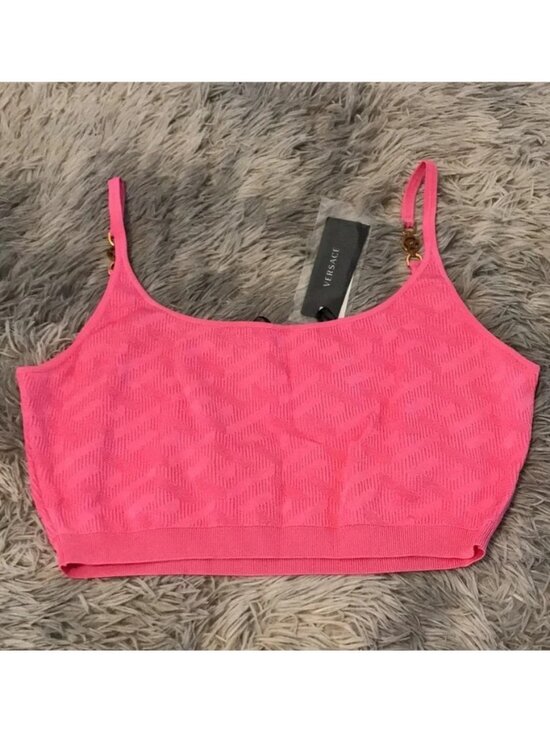 Versace Tops - Versace Pink Crop Top 46